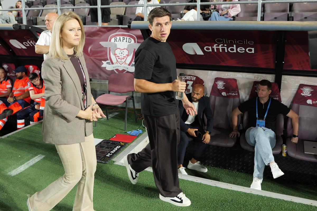 Rapid - FC Voluntari, imagini înainte de meci
