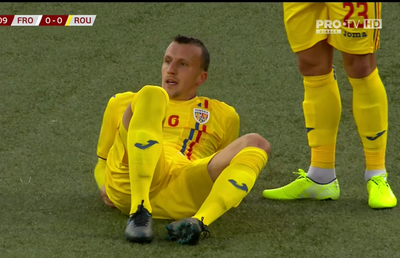 FEROE - ROMÂNIA 0-3 // FOTO Probleme mari pentru Contra: Vlad Chiricheș s-a rupt, Keșeru s-a resimțit pe final