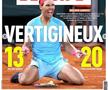 Roland Garros. Presa internațională, cuvinte memorabile pentru Rafael Nadal: „Ești cel mai mare pe care îl vom vedea vreodată!”