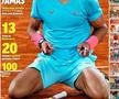 Presa internațională, după titlul 13 câștigat de Rafa Nadal la Roland Garros