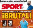 Roland Garros. Presa internațională, cuvinte memorabile pentru Rafael Nadal: „Ești cel mai mare pe care îl vom vedea vreodată!”