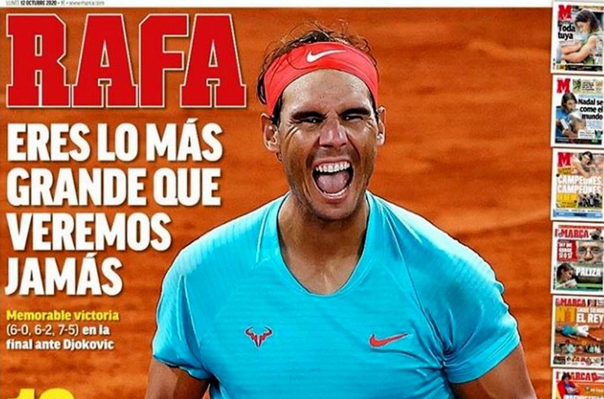 Roland Garros. Presa internațională, cuvinte memorabile pentru Rafael Nadal: „Ești cel mai mare pe care îl vom vedea vreodată!”