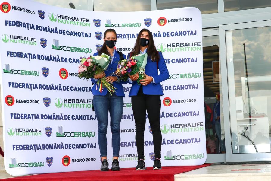 Simona Radiș-Ancuța Bodnar, componentele bărcii de dublu vâsle FOTO CS Dinamo Elisabeta Lipă: „Am arătat că rămânem în elita canotajului mondial!”
