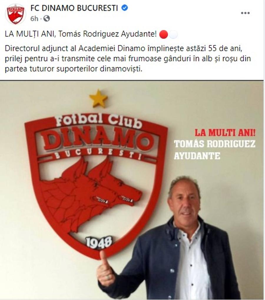 Spaniola le-a venit de hac! Ce a apărut azi pe pagina de Facebook a lui Dinamo 