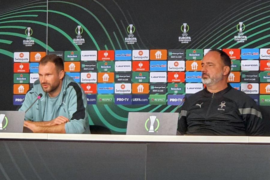 Slavia Praga își face curaj: „Dacă vom marca primii, vom câștiga” » Antrenorul cehilor se plânge și el din cauza accidentărilor: „Abia se mai mișcă”