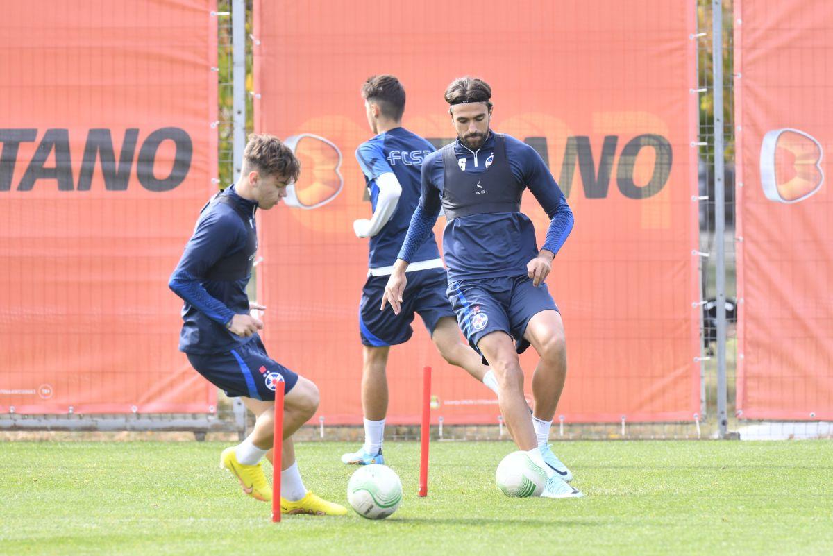 Antrenament FCSB înaintea returului cu Silkeborg