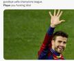 Internetul râde de Pique după gafa din Barcelona - Inter » Cele mai tari glume la adresa fundașului