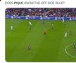 Internetul râde de Pique după gafa din Barcelona - Inter » Cele mai tari glume la adresa fundașului