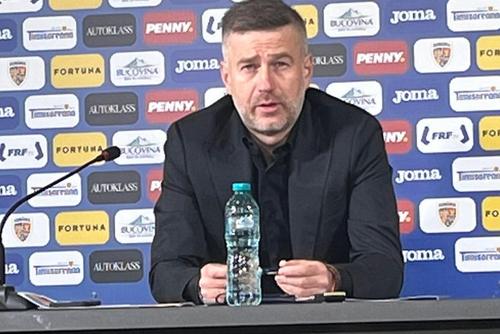 Edi Iordănescu, la conferința de presă.
FOTO: GSP