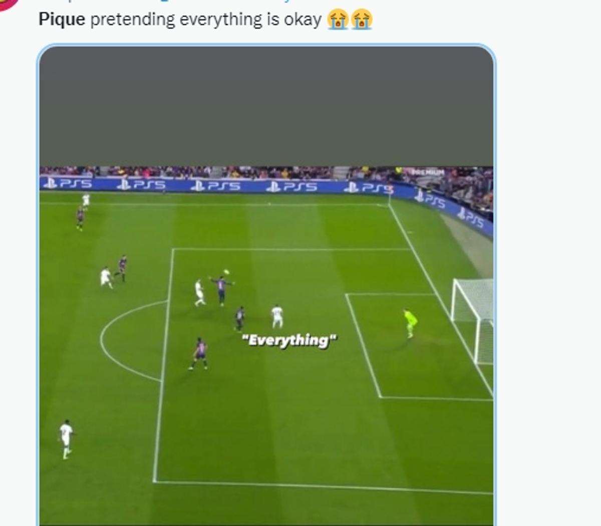 Internetul râde de Pique după gafa din Barcelona - Inter » Cele mai tari glume la adresa fundașului