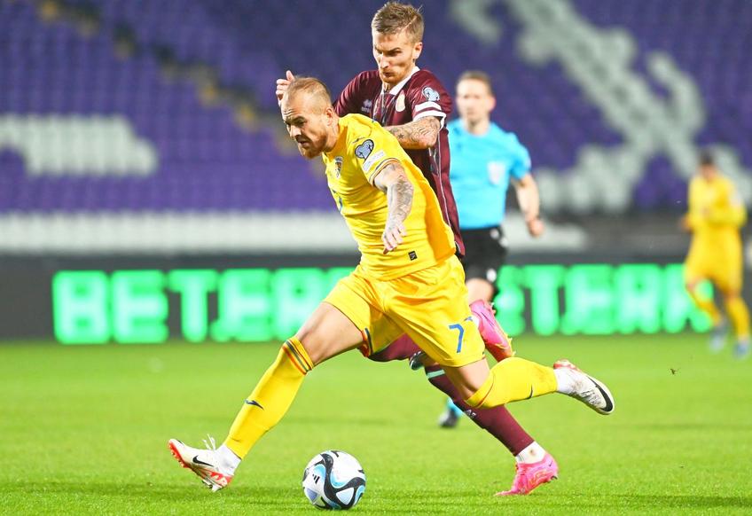 România a remizat cu Belarus, scor 0-0, în runda cu numărul 7 a grupei I de calificare la EURO 2024.  „Tricolorii” au ratat la Budapesta șansa de a-și permite un egal pe terenul Israelului. . FOTO: Sports Pictures