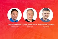 VOCILE GAZETEI » Belarus - România a fost comentat live de Ovidiu Ioanițoaia, Cristian Geambașu și Alexandru Barbu: „Aceasta este naționala României. Un nesecat izvor de decepții. Din care bem pe săturate!”