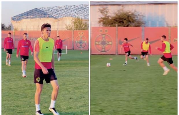 Dorin Rotariu, activ în primul antrenament la FCSB » L-a lăsat în urmă pe Ovidiu Popescu și a impresionat cu „exterioare” de efect