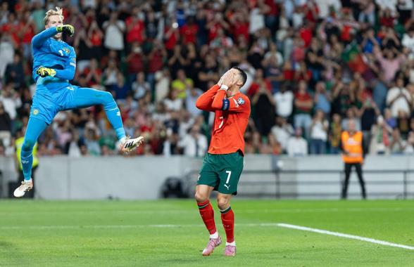 Orgoliu XXL! Cristiano Ronaldo, dispută aprinsă cu portarul Irlandei