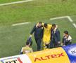 Mihai Popescu s-a accidentat în România - Austria! Imagini emoționante pe margine: consolat de Șut și de rivalul din Superligă