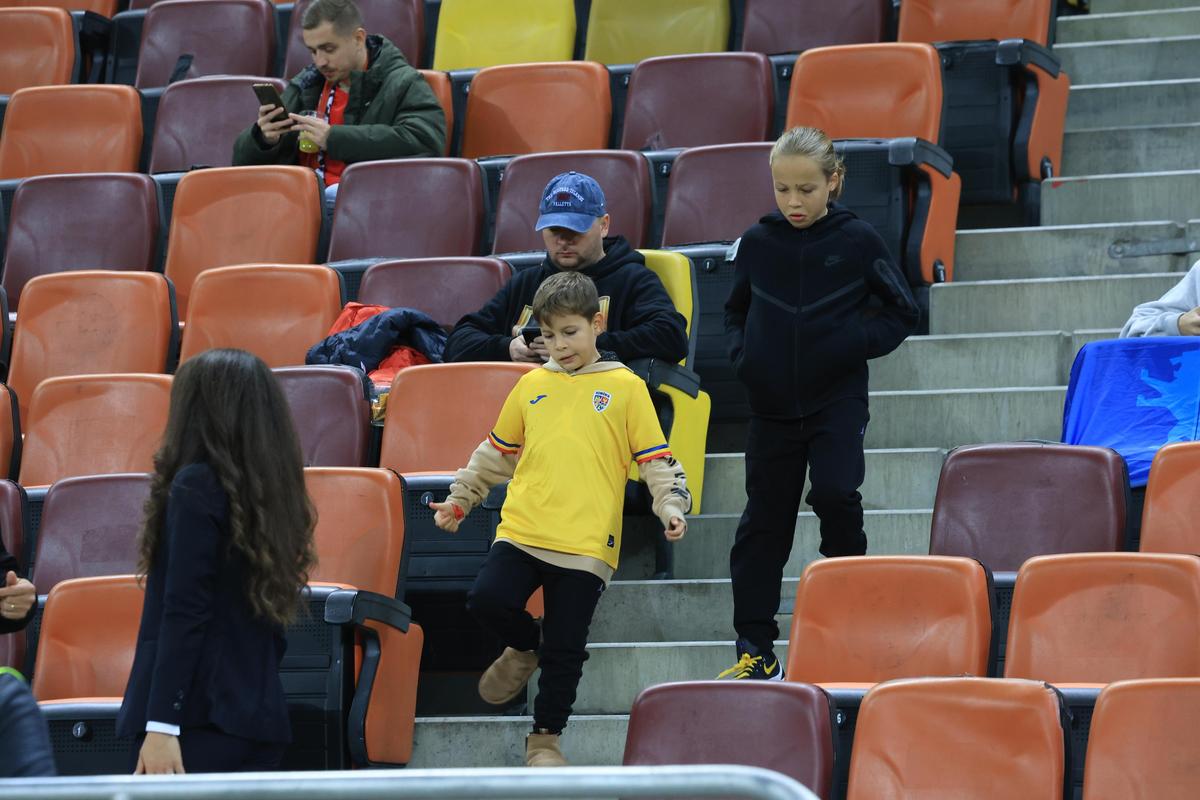 Imagini de pe Arena Națională, înainte de România - Austria