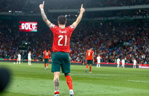 Gestul lui Ruben Neves după marcarea primului său gol la naționala Portugaliei: „Asta s-a întâmplat datorită lui Diogo”
