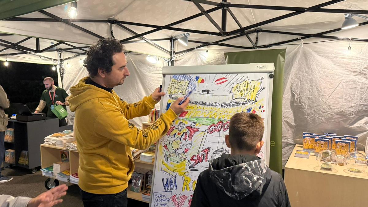 Imagini din culise de la România - Austria » După fan zone, grătarele! Cum au fost primiți spectatorii la „decisivul” din preliminarii: surprize la VIP