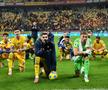 Dennis Man, Ianis Hagi și Ionuț Radu după România - Austria, preliminariile Campionatului Mondial / FOTO: GSP.ro