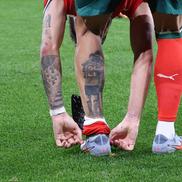 Tatuajul lui Ruben Neves, în care el și Diogo Jota se îmbrățișează // FOTO: Imago Images
