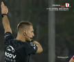 U Cluj a solicitat un penalty în meciul cu Rapid după un posibil henț al lui Sheriff Sinyan / FOTO: captură @Prima Sport