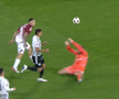 U Cluj - Rapid, întrerupt 4 minute după ce s-a rupt plasa / FOTO: captură @Prima Sport