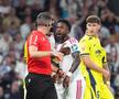 Reacția lui Vinicius după ce a fost eliminat în Real Madrid - Villarreal / foto: Guliver/gettyimages