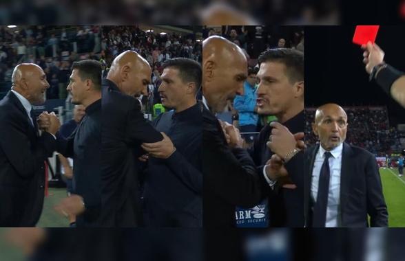 Scântei la final! » Spalletti, la un pas de bătaie cu Pisacane
