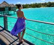 Corina Caragea, în Bora Bora/ Foto: Instagram