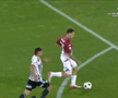 U Cluj - Rapid, întrerupt 4 minute după ce s-a rupt plasa / FOTO: captură @Prima Sport