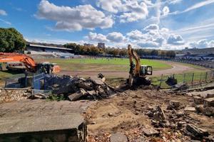 Un nou stadion în Superligă! Primele imagini de la demolarea vechii arene