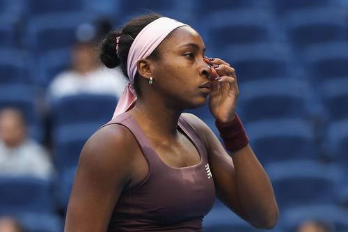 Coco Gauff, criticată dur după o acțiune din meciul cu Xinran Sun/Foto: Getty Images