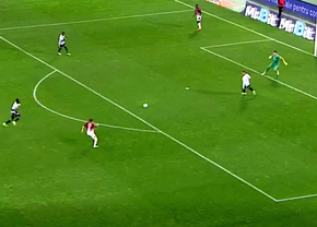 Eroare majoră în U Cluj - Rapid: a urmat un gol de generic