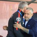 Laurențiu Reghecampf în FCSB - Oțelul / foto: Ionuț Iordache (GSP)
