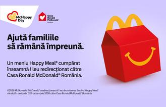 McHappy Day: împreună, ajutăm familiile să rămână aproape
