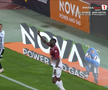 U Cluj a solicitat un penalty în meciul cu Rapid după un posibil henț al lui Sheriff Sinyan / FOTO: captură @Prima Sport
