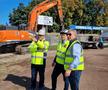 A început demolarea vechiului stadion din Hunedoara // foto: Facebook Corvinul Hunedoara