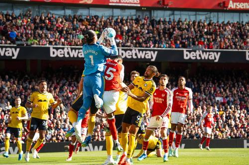 Fază din Arsenal - Leeds 2-1, disputat sâmbătă la prânz pe Emirates Stadium / Foto: Imago