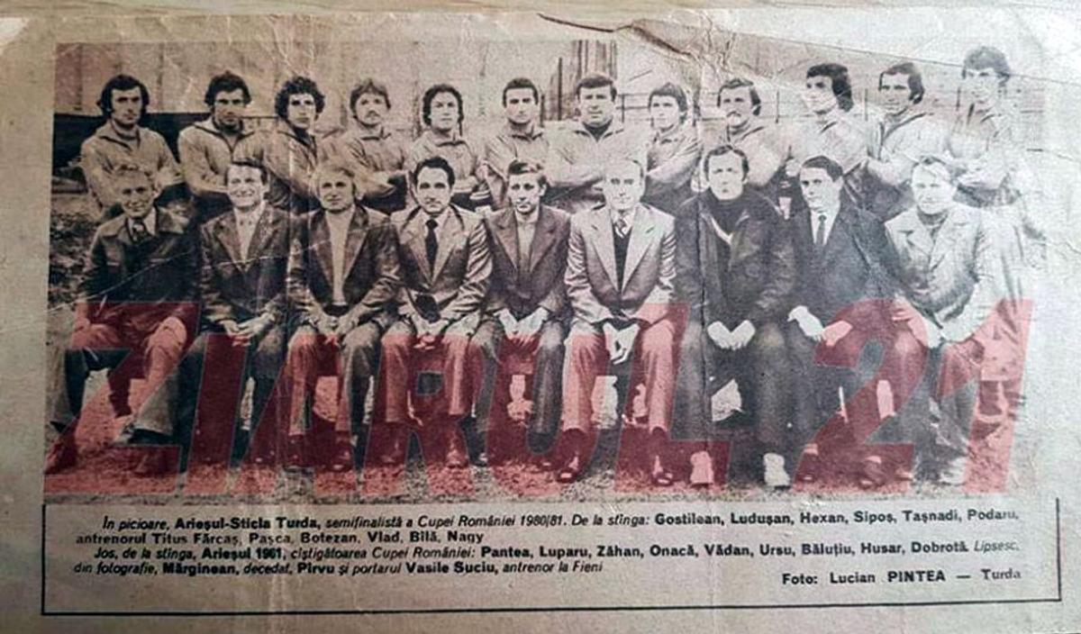 Arieșul Turda - Rapid din 12 noiembrie 1961