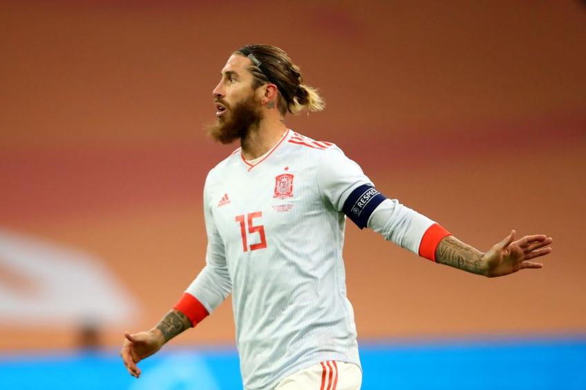 Sergio Ramos, în Olanda - Spania 1-1 // foto: Guliver/gettyimages