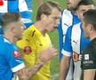 Giedrius Arlauskis a urlat în fața arbitrului Viorel Cojocaru // foto: captură DigiSport