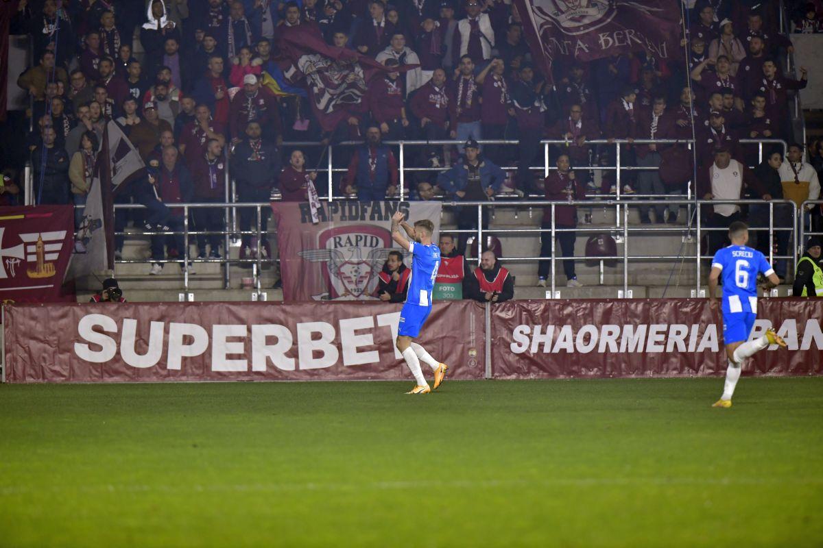 Rapid - CS Universitatea Craiova 2-2 » Foștii selecționeri au dat-o la pace în derby-ul etapei 18 din Liga 1! Clasamentul actualizat