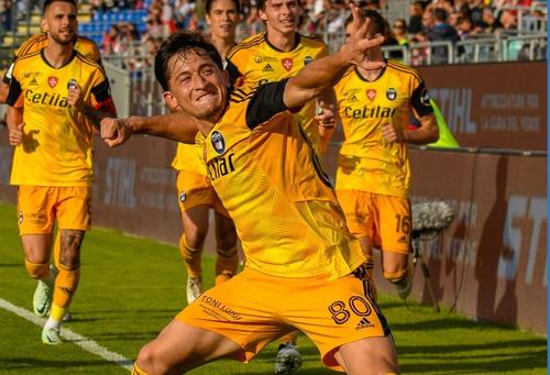Olimpiu Moruțan (24 de ani) a marcat din nou pentru Pisa, la remiza cu Cagliari, 1-1, din etapa #13 din Serie B.