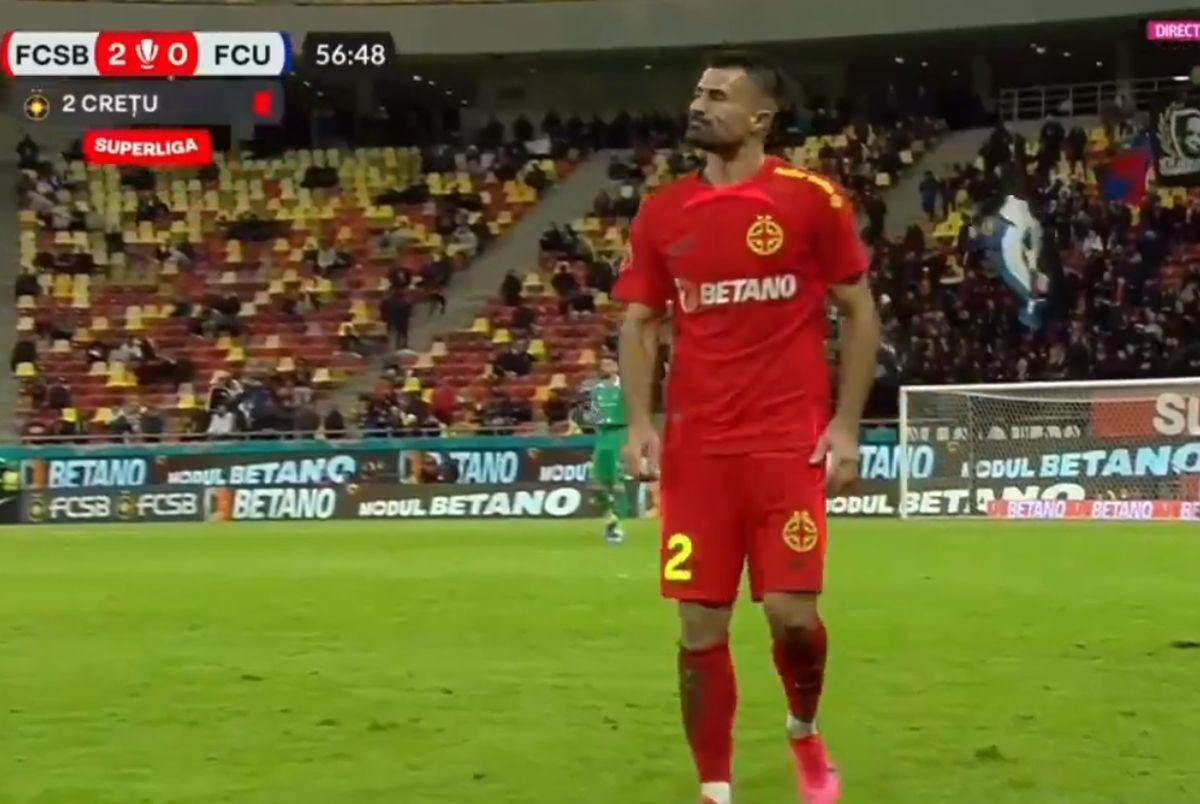 „Dacă mă tem de reacția patronului?” » Ce a spus Valentin Crețu la zona mixtă, după eliminarea din FCSB - FCU Craiova