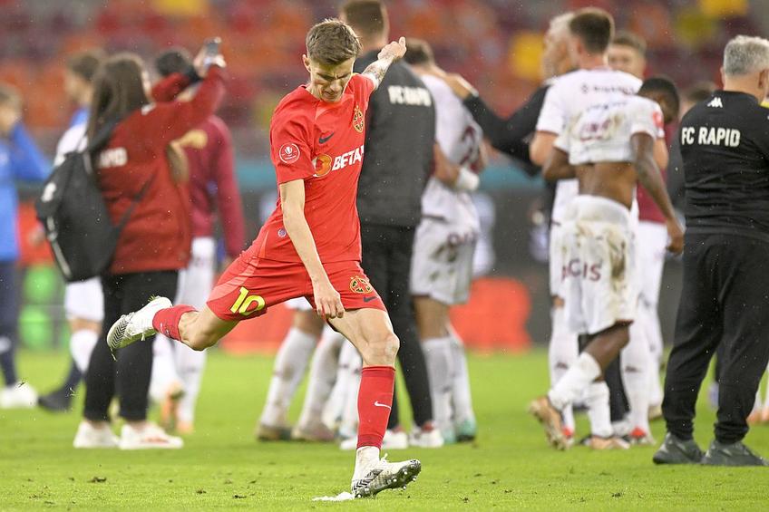 Octavian Popescu, nervos după FCSB - Rapid 1-2 // foto: Raed Krishan, GSP
