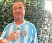 Viorel Moiceanu în tricoul Argentinei lui Kempes / Sursă foto: Facebok