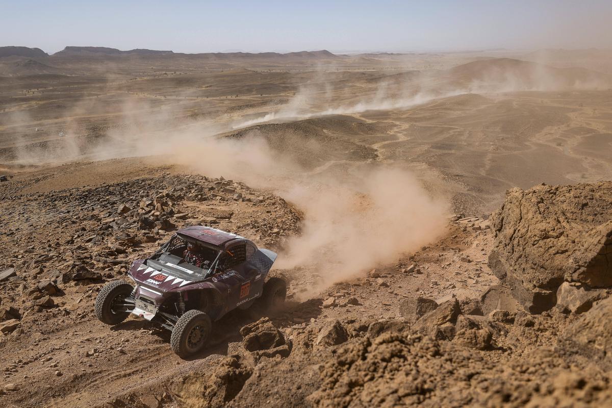 Nasser Al-Attiyah și Dacia Sandrider, imagini din 2025 // foto: Imago