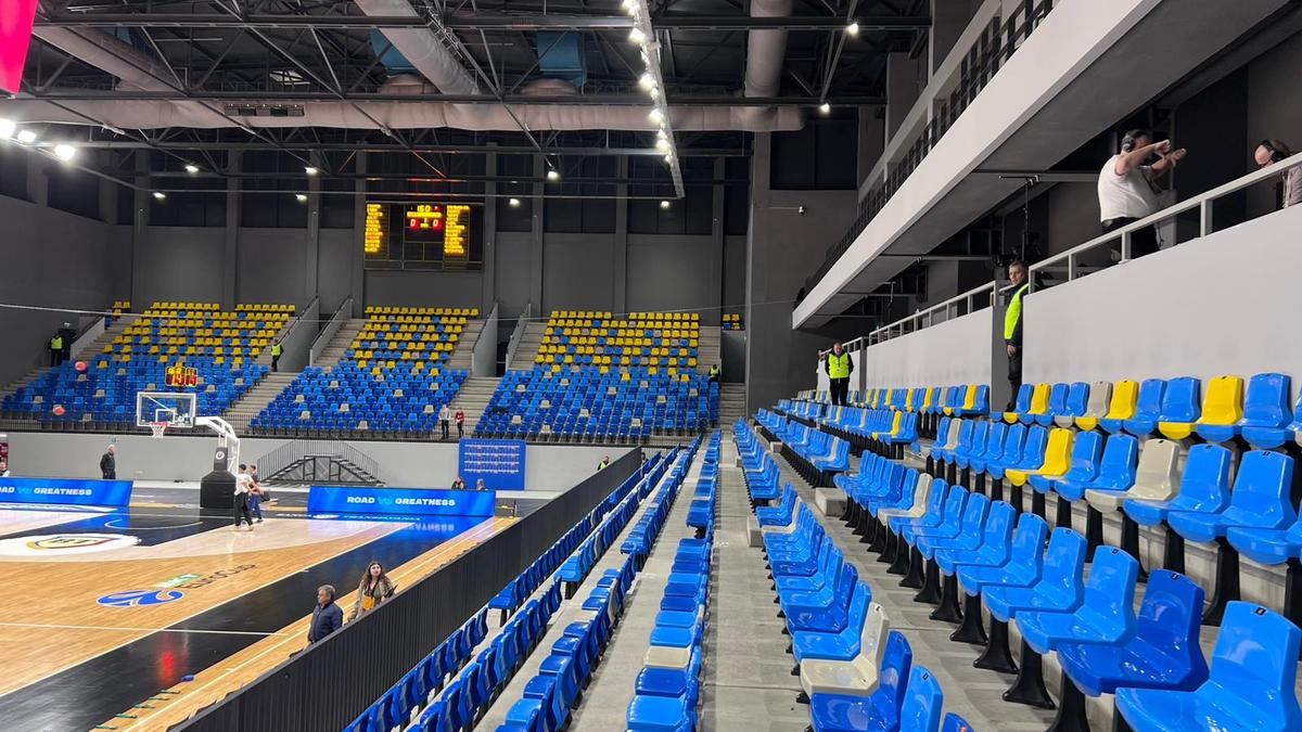 Turda Arena, transformată în mai puțin de 24 de ore pentru meciul lui U-BT Cluj-Napoca din EuroCup