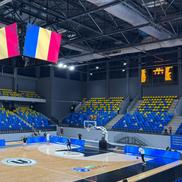 Sala din Turda, modificată pentru meciul lui U-BT Cluj-Napoca / FOTO: David Istrate (GSP.ro)