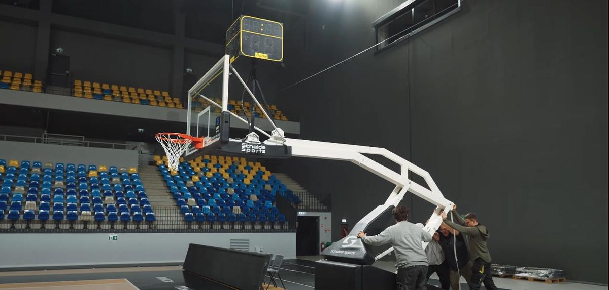 Turda Arena, transformată în mai puțin de 24 de ore pentru meciul lui U-BT Cluj-Napoca din EuroCup